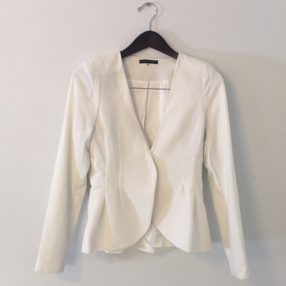 white dressy blazer